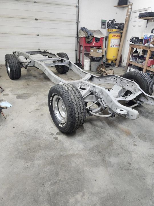 Chassis in the shop