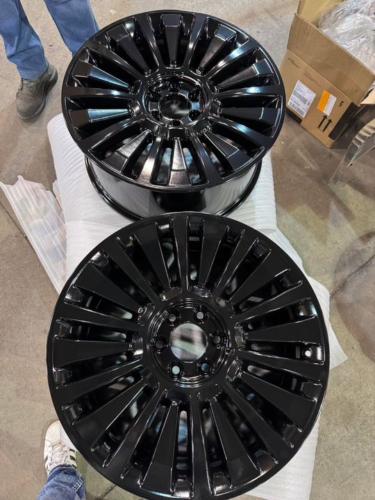 Wheels, stripped and refinished