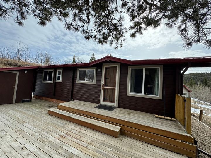 Cabin walls restored to clean bright wood