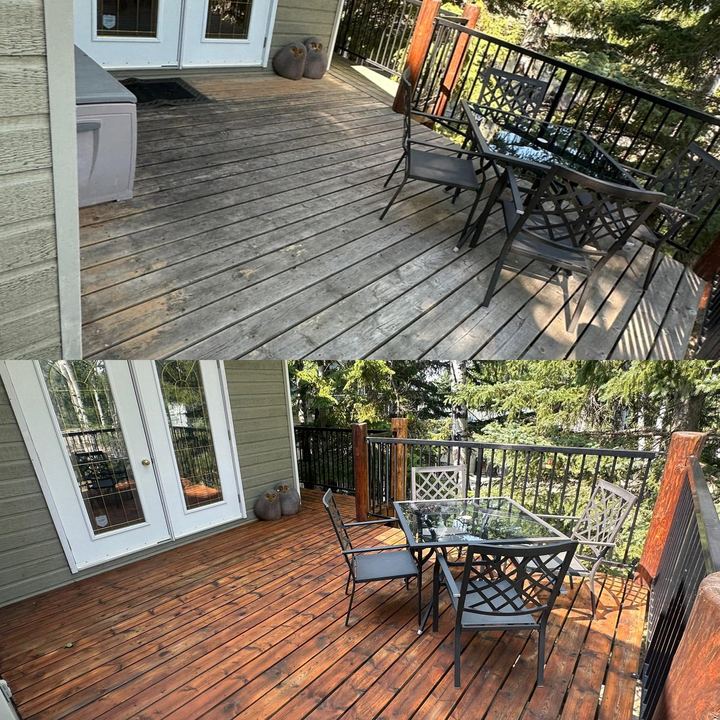 Deck restored back to fresh grain