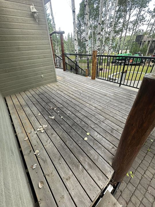 Weathered boards, before work
