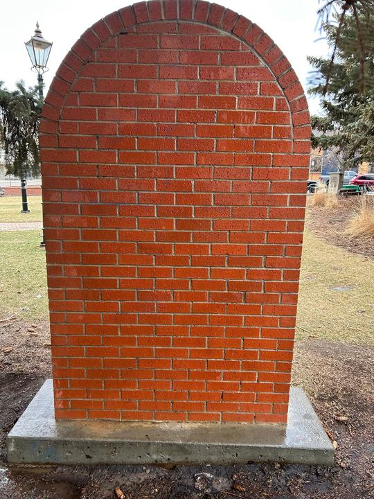 Graffiti Removal blasting in Medicine Hat