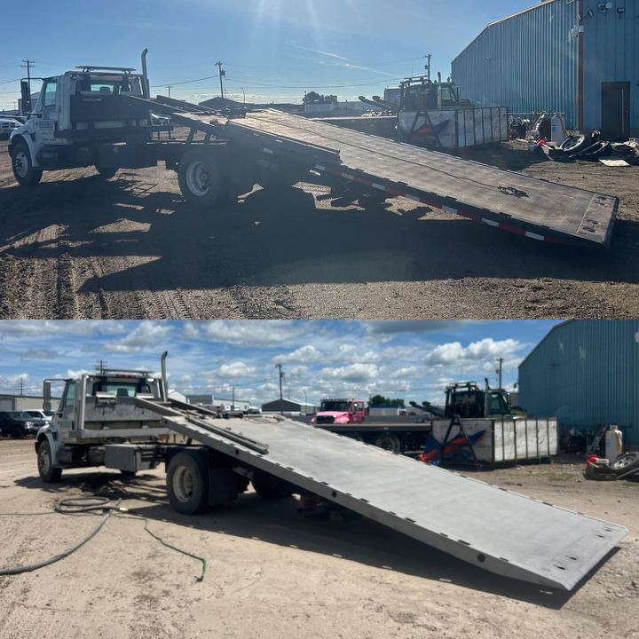 Tow deck, before and after