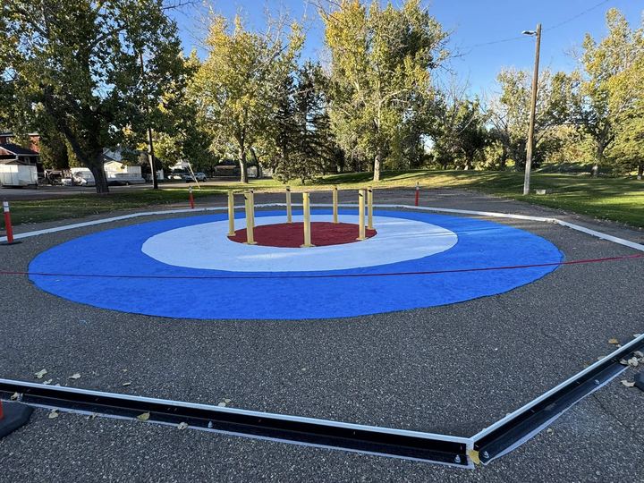 Playgrounds and Public Spaces blasting in Medicine Hat